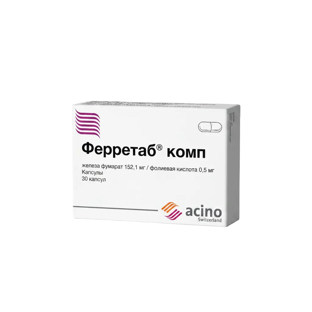 Ферретаб капсулы 152.1 мг/0.5 №30