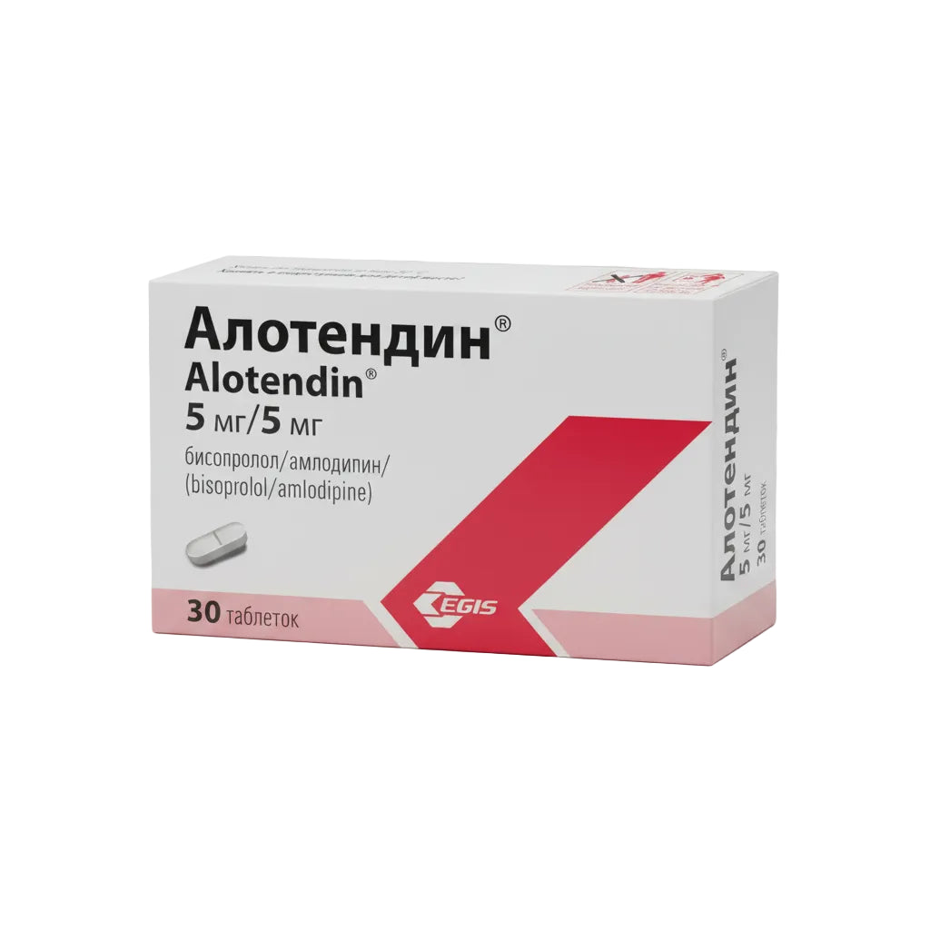 Алотендин 5/5мг 30шт.