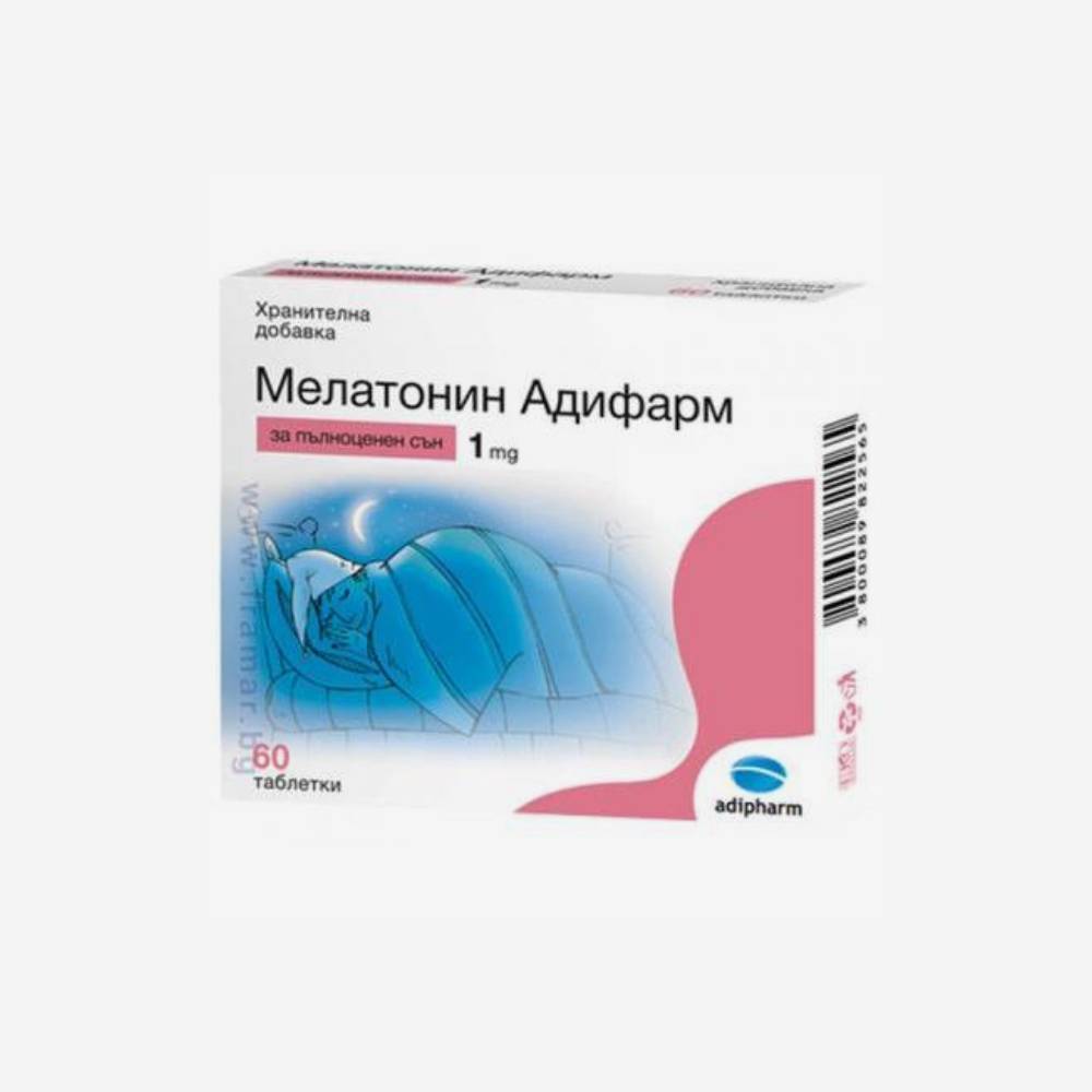 Мелатонин Адифарм 1мг 60шт.