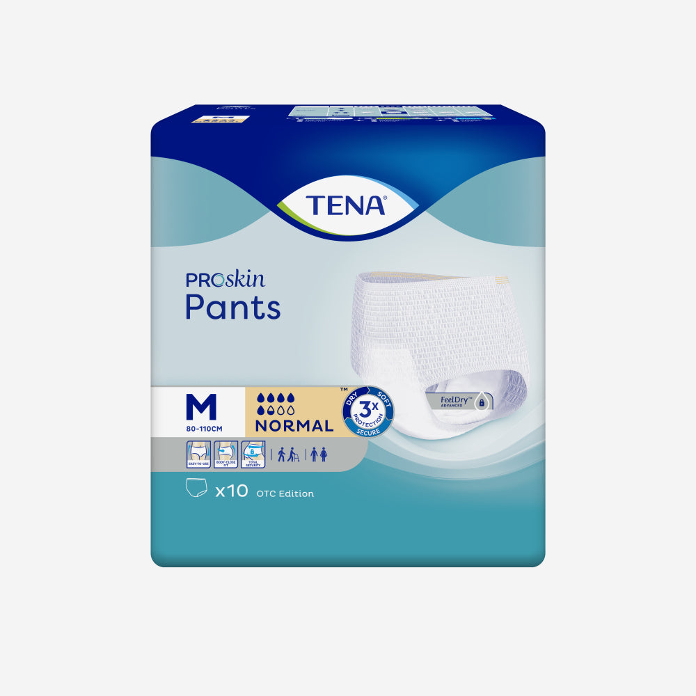 Tena M Normal подгузники-трусы (80-110см) 10шт.