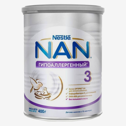 NAN 3 гипоаллергенный 400 г