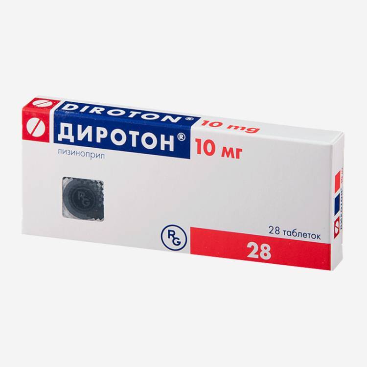Диротон 10мг 28шт.