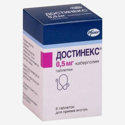 Достинекс 0.5мг 8шт.