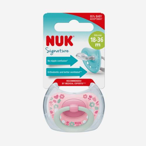 NUK Signature пустышка силикон 18-36 мес