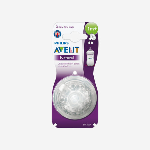 Avent Natural соска для бутылки 1+ 2шт