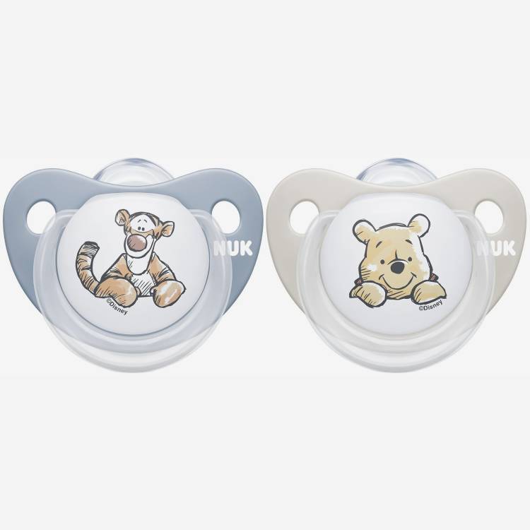 Nuk пустышка из силикона Disney 0-6м  2шт.