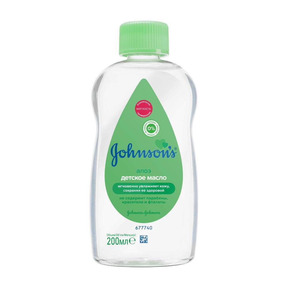 Johnsons Baby масло с алоэ 300мл