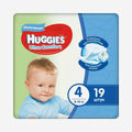 Huggies подгузники д/мальчиков N4 19шт.