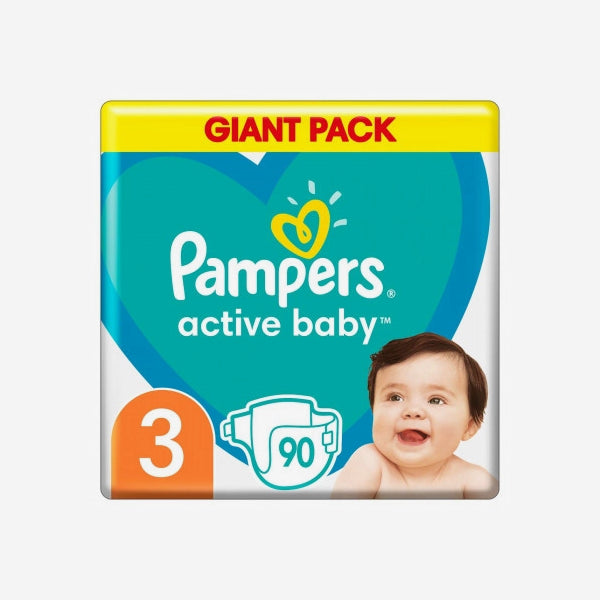 Pampers подгузники N3 90шт.