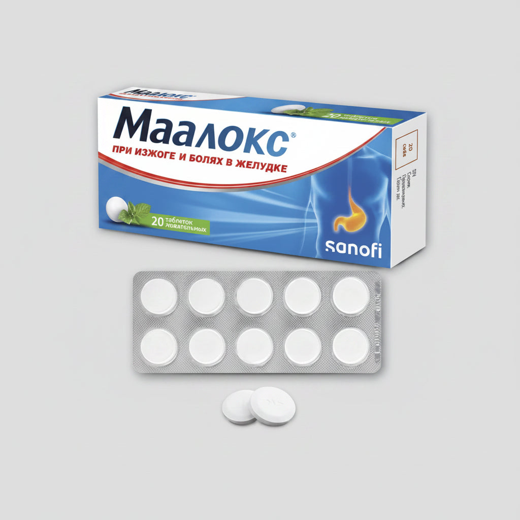Маалокс жев таб 20шт.