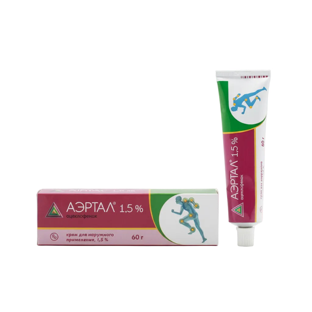 Аэртал 1.5% крем 60г