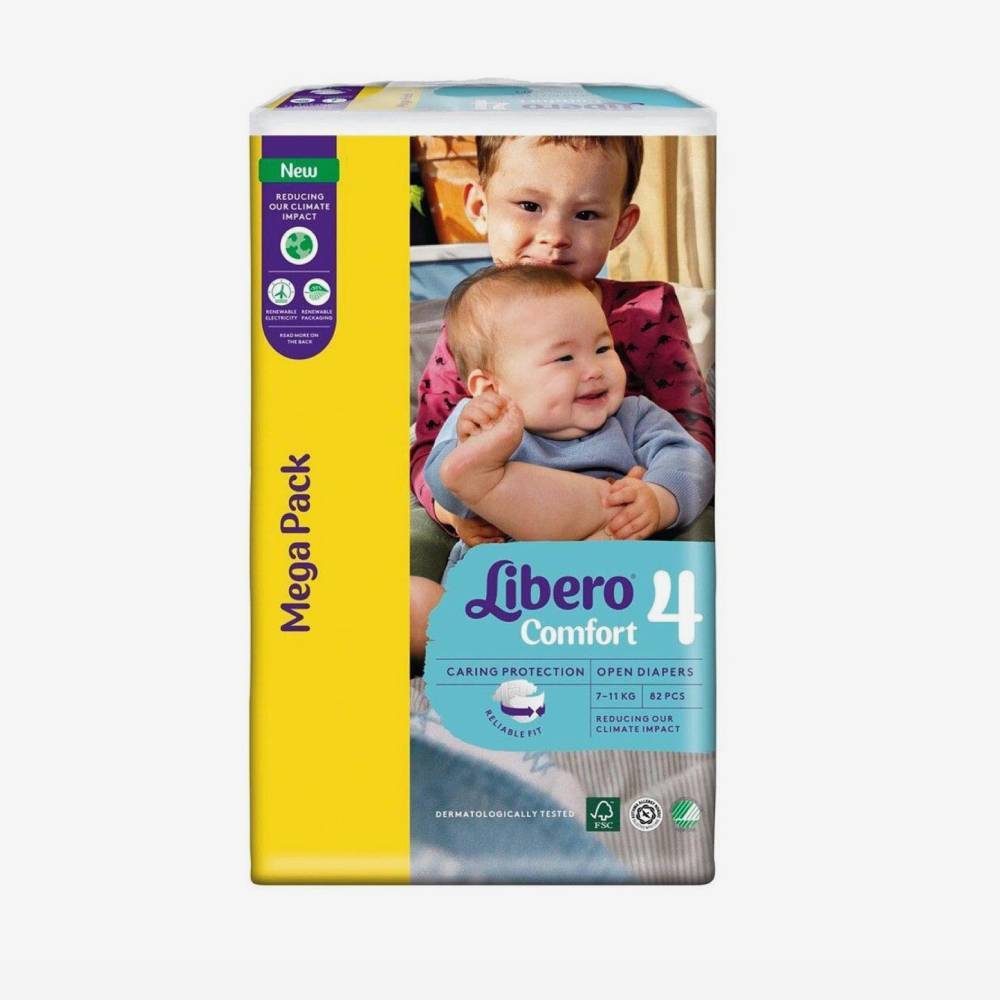 Libero Comfort подгузники N4 80шт.