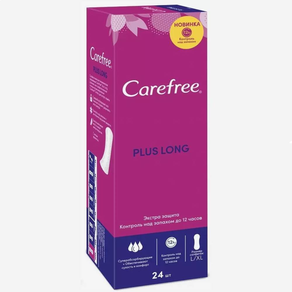 Прокладки Carefree Long Plus 24шт.