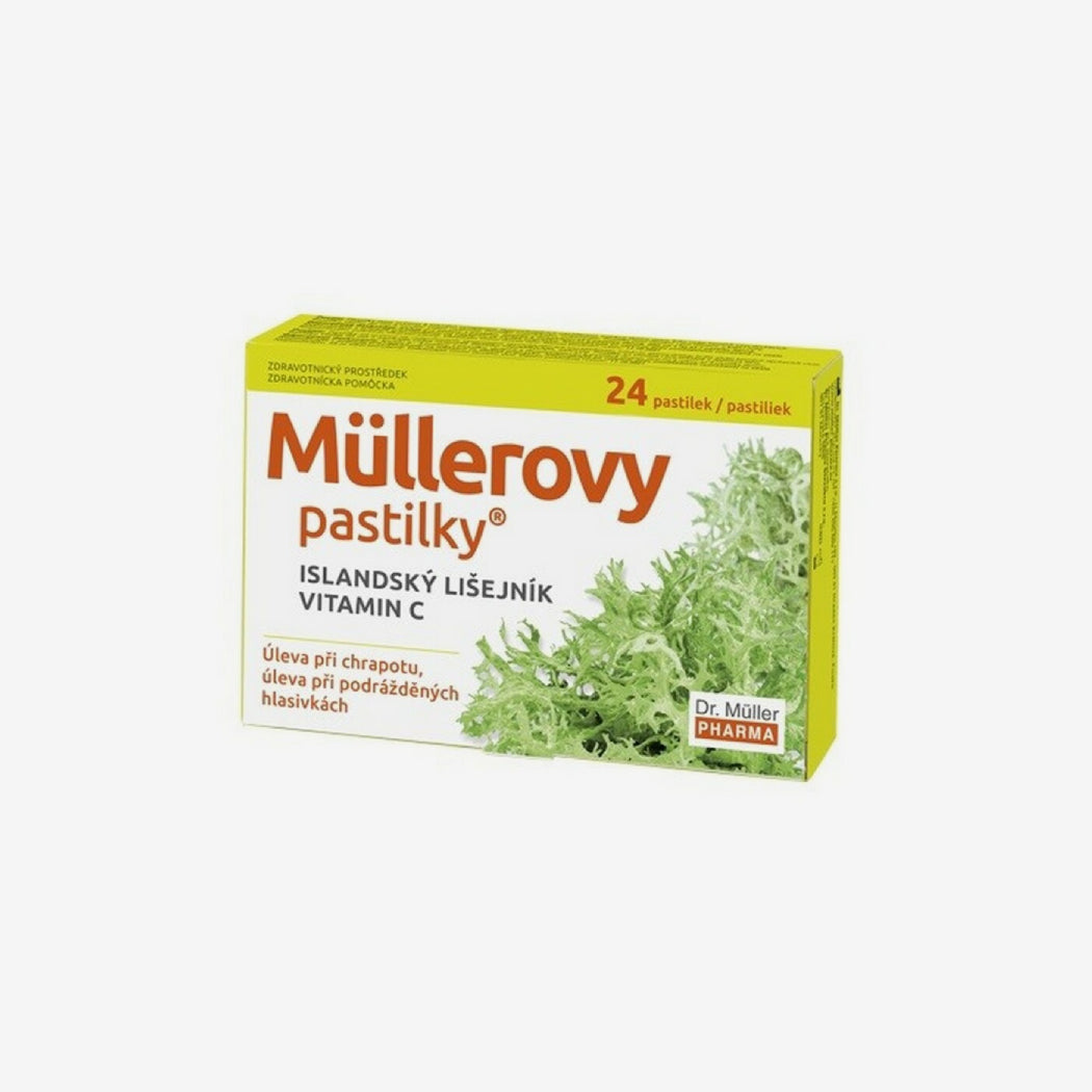 Доктор Мюллер пастилки исландский мох и вит. C 24шт.