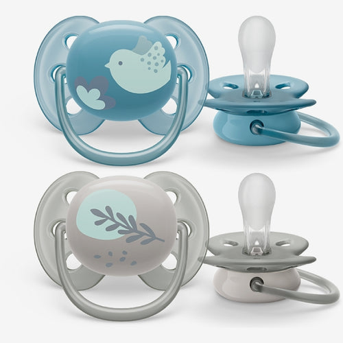 Avent Ultra Soft пустышка из силикона 6-18 мес. 2шт.