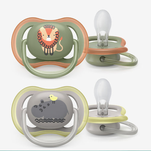 Avent Ultra Air пустышка из силикона 6-18 мес. 2шт.