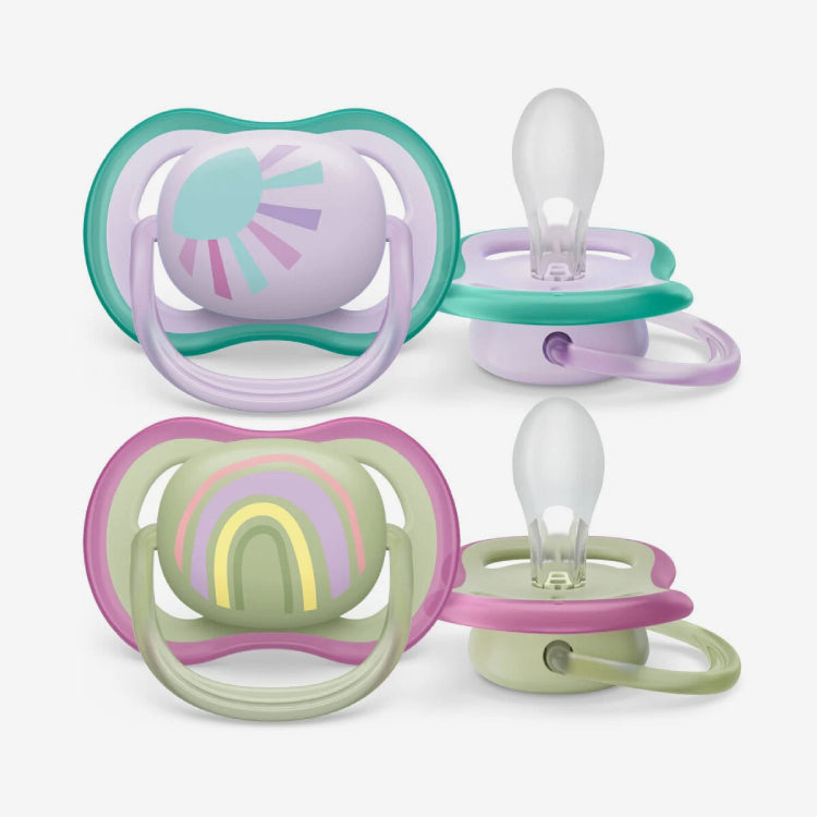 Avent Ultra Air пустышка из силикона 0-6 мес. 2шт.