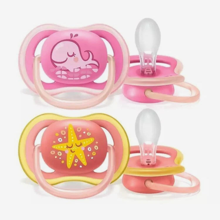 Avent Ultra Air пустышка из силикона 6-18 мес. 2шт.