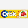 Orbit клубника-банан жвачка без сахара 1шт.