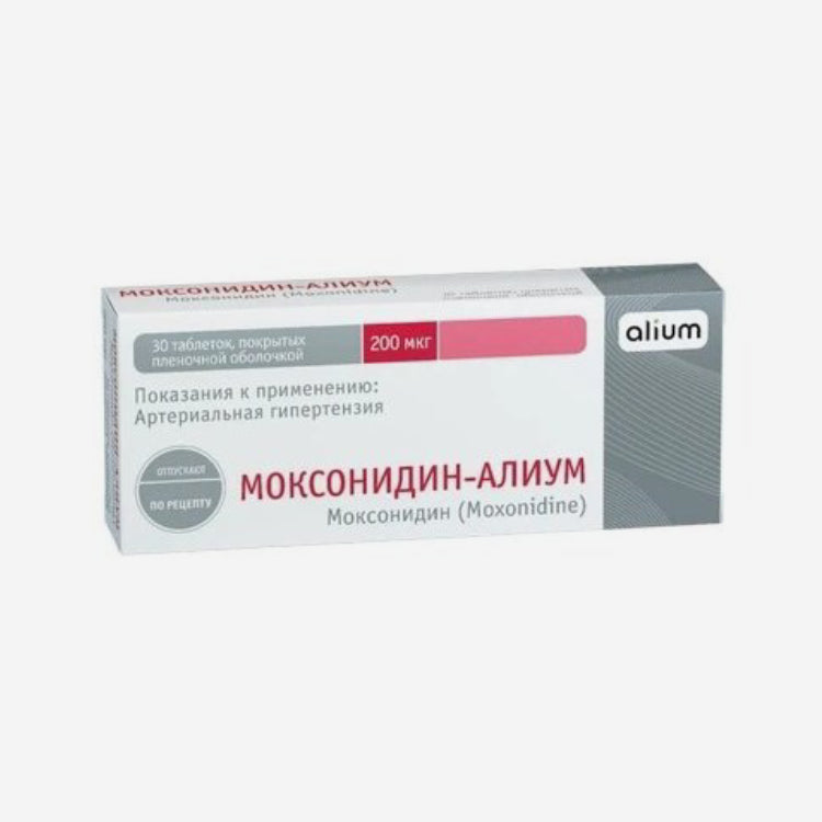 Моксонидин-Алиум 0.2мг 30шт.