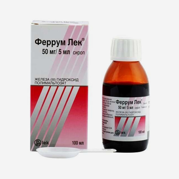 Ֆերում Լեկ օշարակ 50 մգ/5 մլ 100 մլ