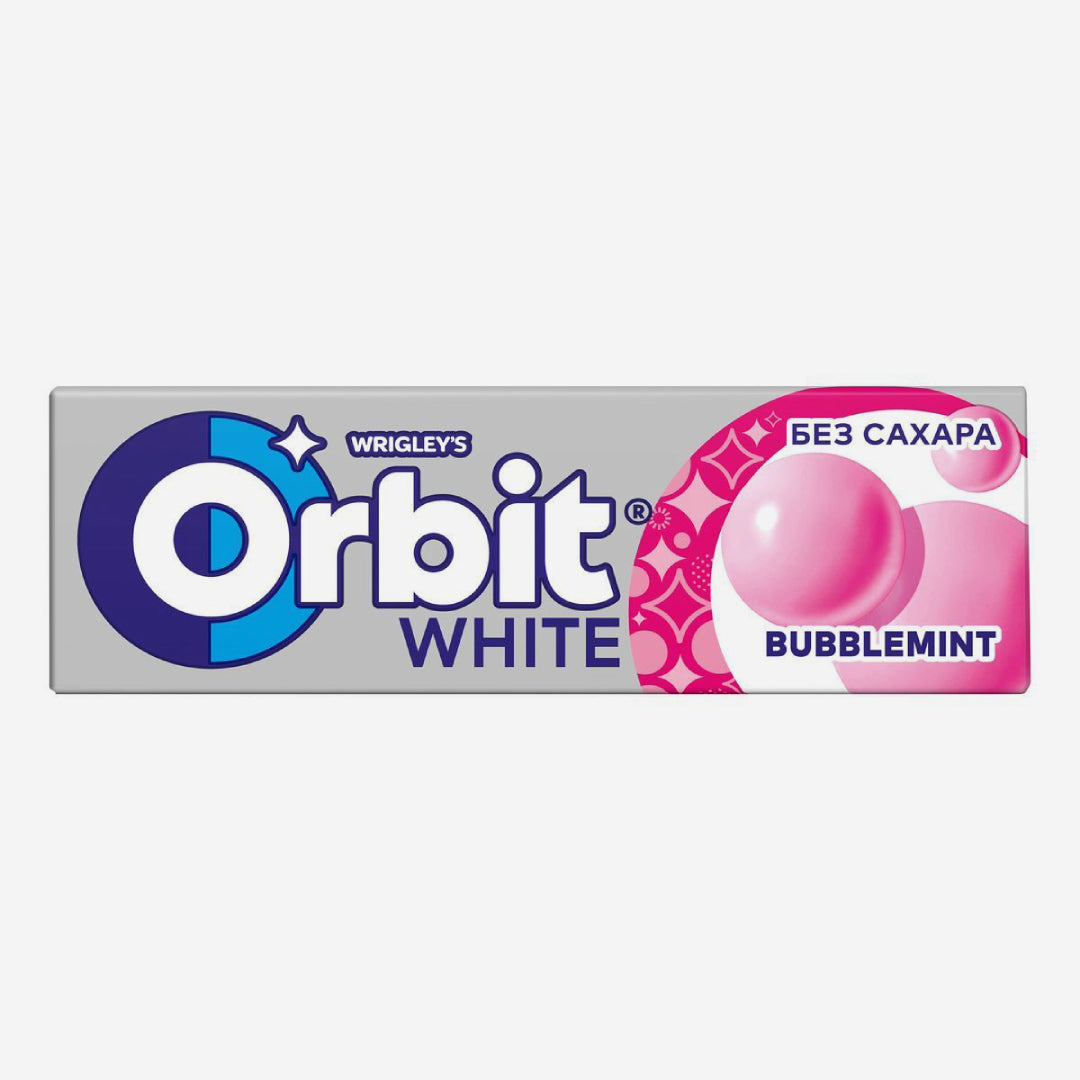 Orbit бабл-мята жвачка без сахара 1шт.