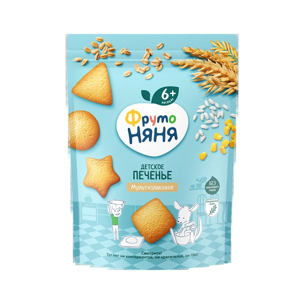 Фруто Няня печенье мультизлаковое 120г