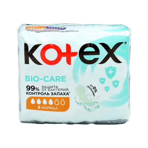 Kotex прокладки Био Кар нормал 8шт
