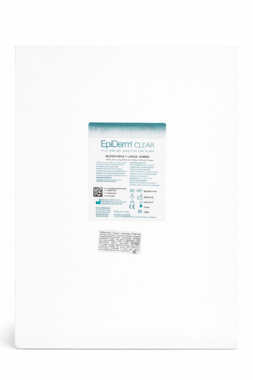 Epiderm Эпидерм силикон. повязка д/шрамов 14.5*12*0.09см 1шт  -,