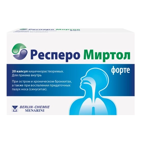 Респеро Миртол форте капс. 300мг 20шт,