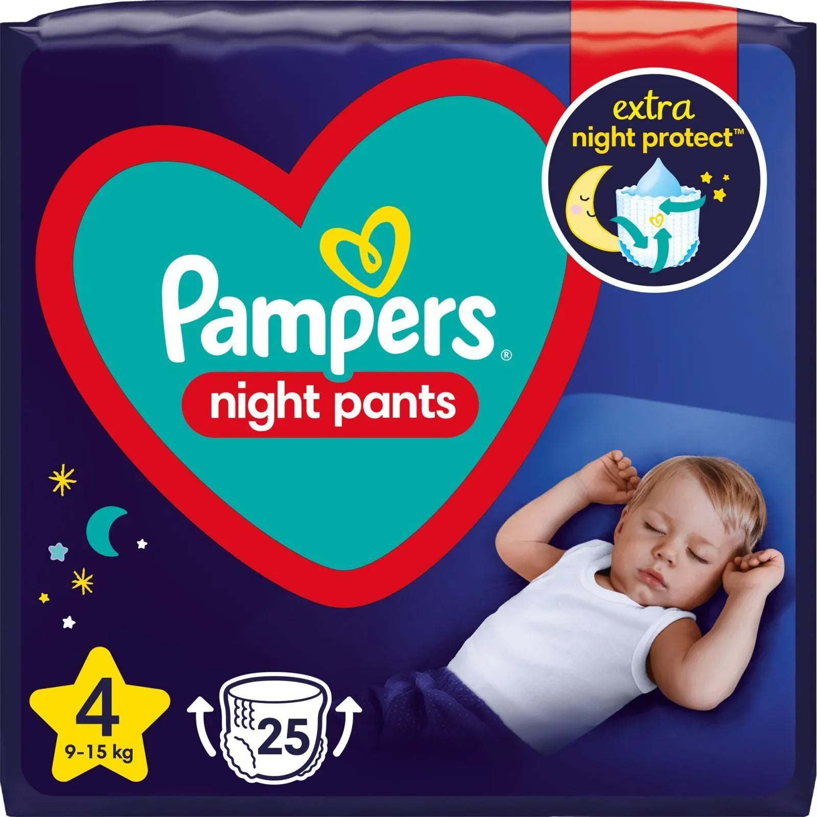 Pampers Night Pants размер 4 (25 штук)