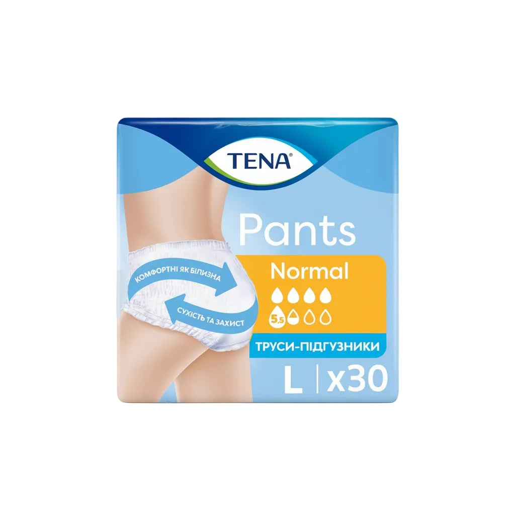 Tena L Normal подгузники-трусы 100-135см 30шт.