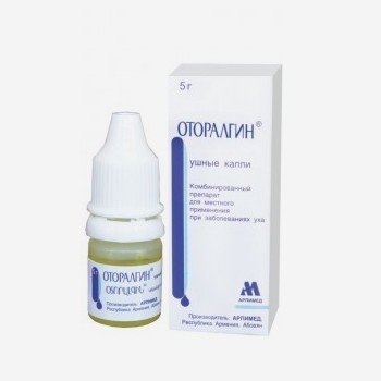 Оторалгин ушные капли фл. 5г