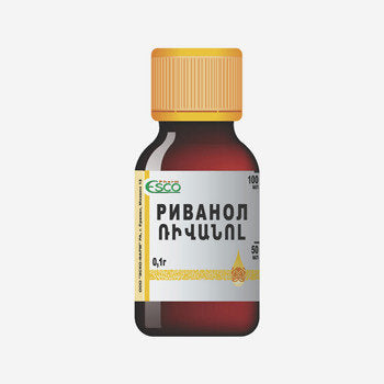 Риванол пор. фл. 100мл 0,1г