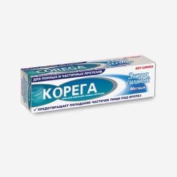 Корега Extra мятный вкус клей для протеза 40г