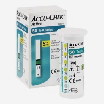 Accu-Chek Active стрипы для глюкометра 50шт.