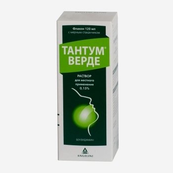 Тантум Верде 0.15% раствор 120мл