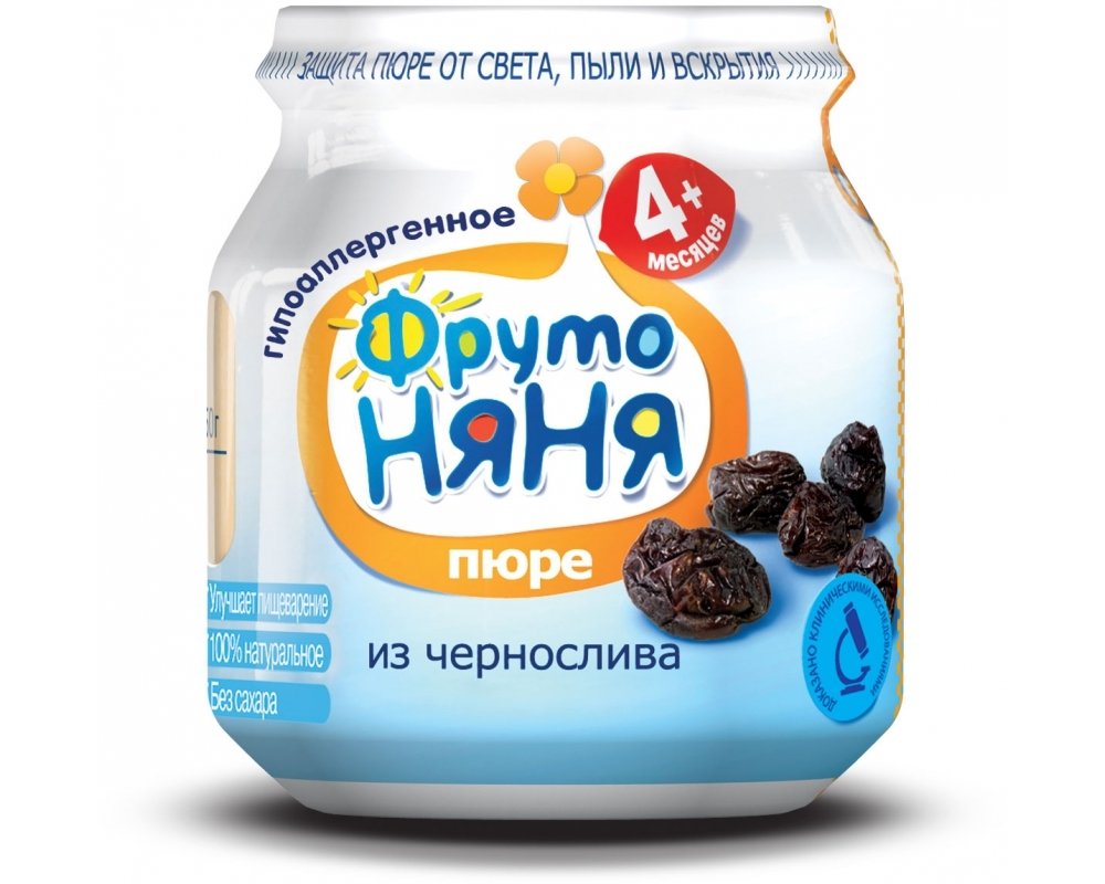 Фруто Няня пюре из чернослив  100г  4+