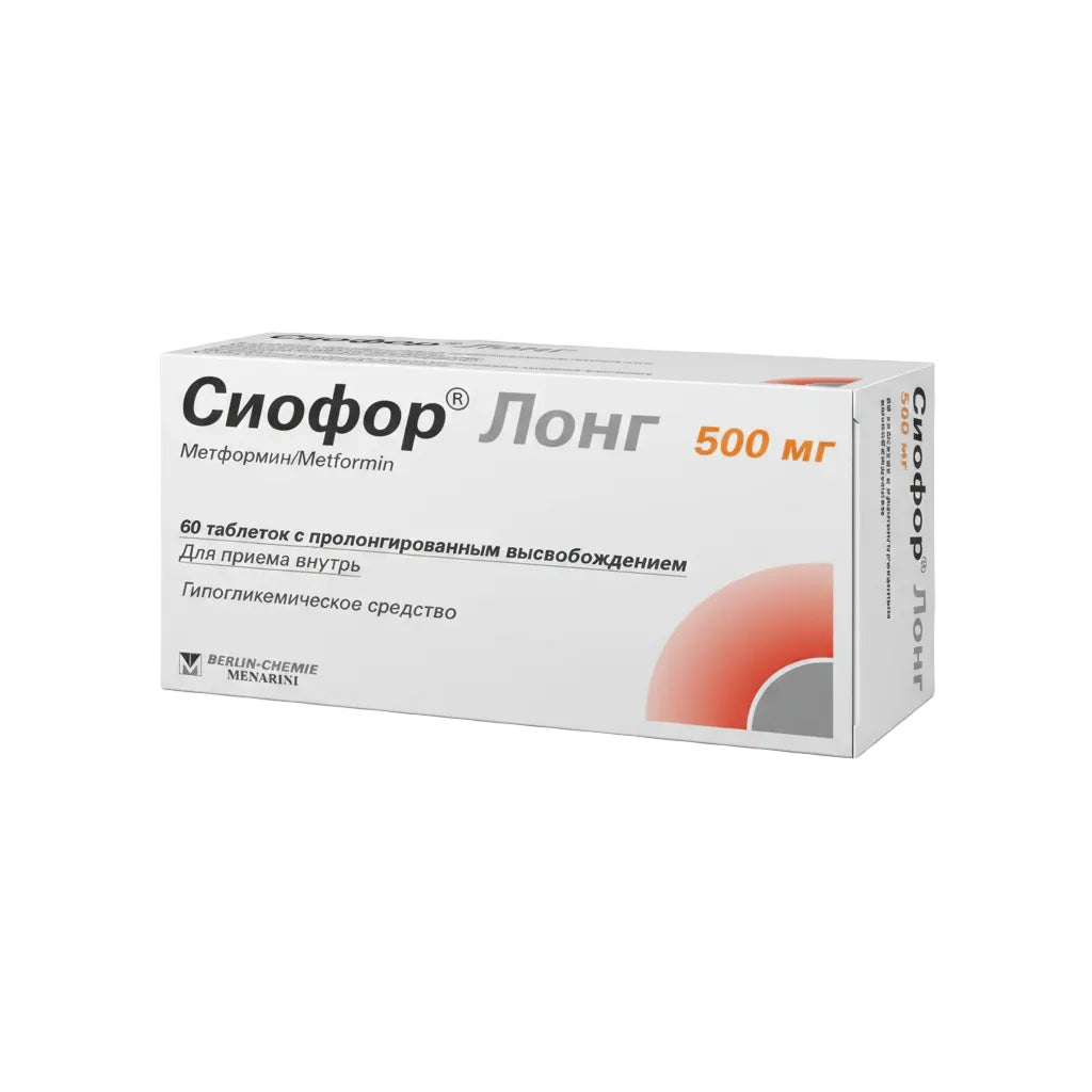 Сиофор лонг таб. 500мг 60шт