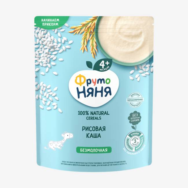 Fruto Nyanya rice porridge without milk 4 months 200g -,