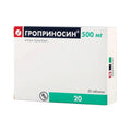 Гроприносин 500 мг, 20 шт.