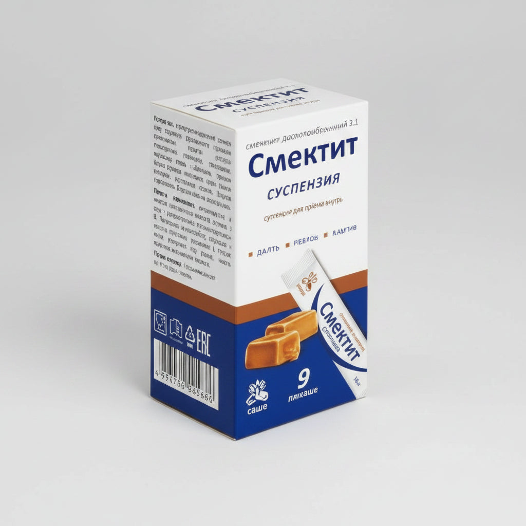 Смектит сусп. карамель 9шт