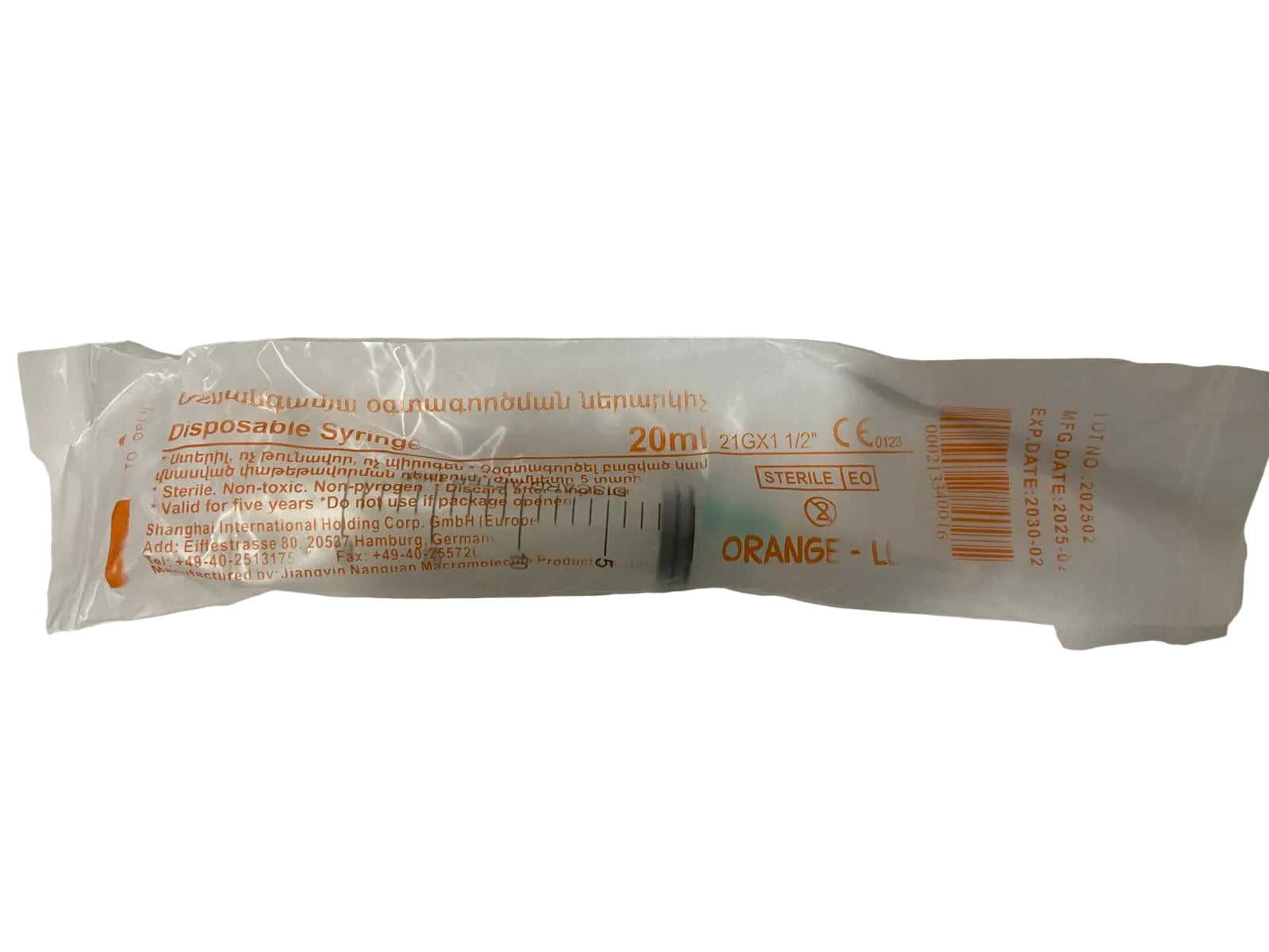 Syringe 20ml