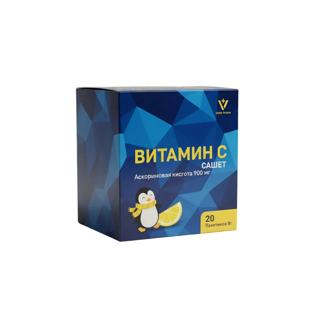 Витамин C 900 мг, пакет, 20 шт.