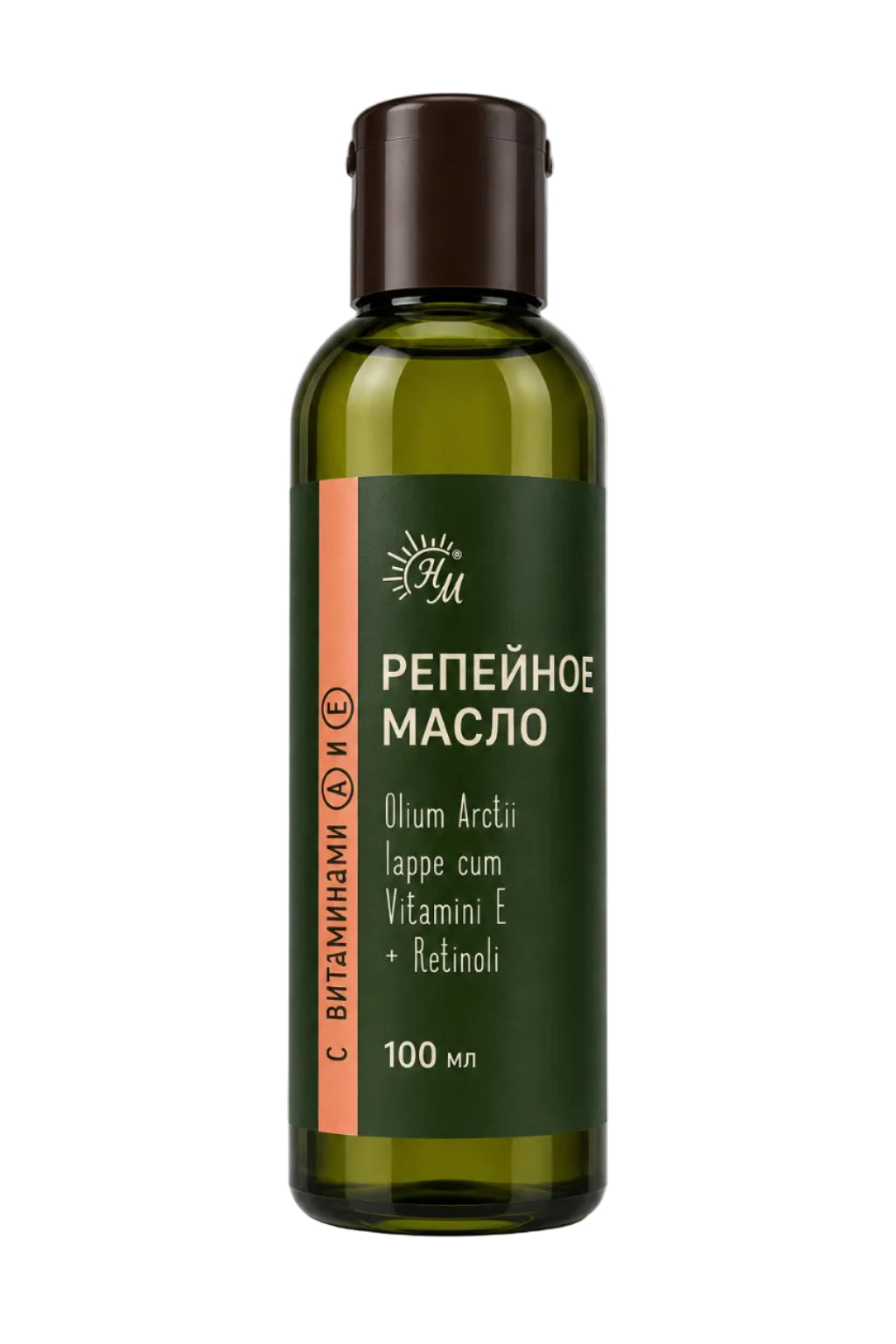 Репейное масло с витаминами А и Е, 100 мл