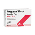 Розулип Плюс 40/10мг 30шт