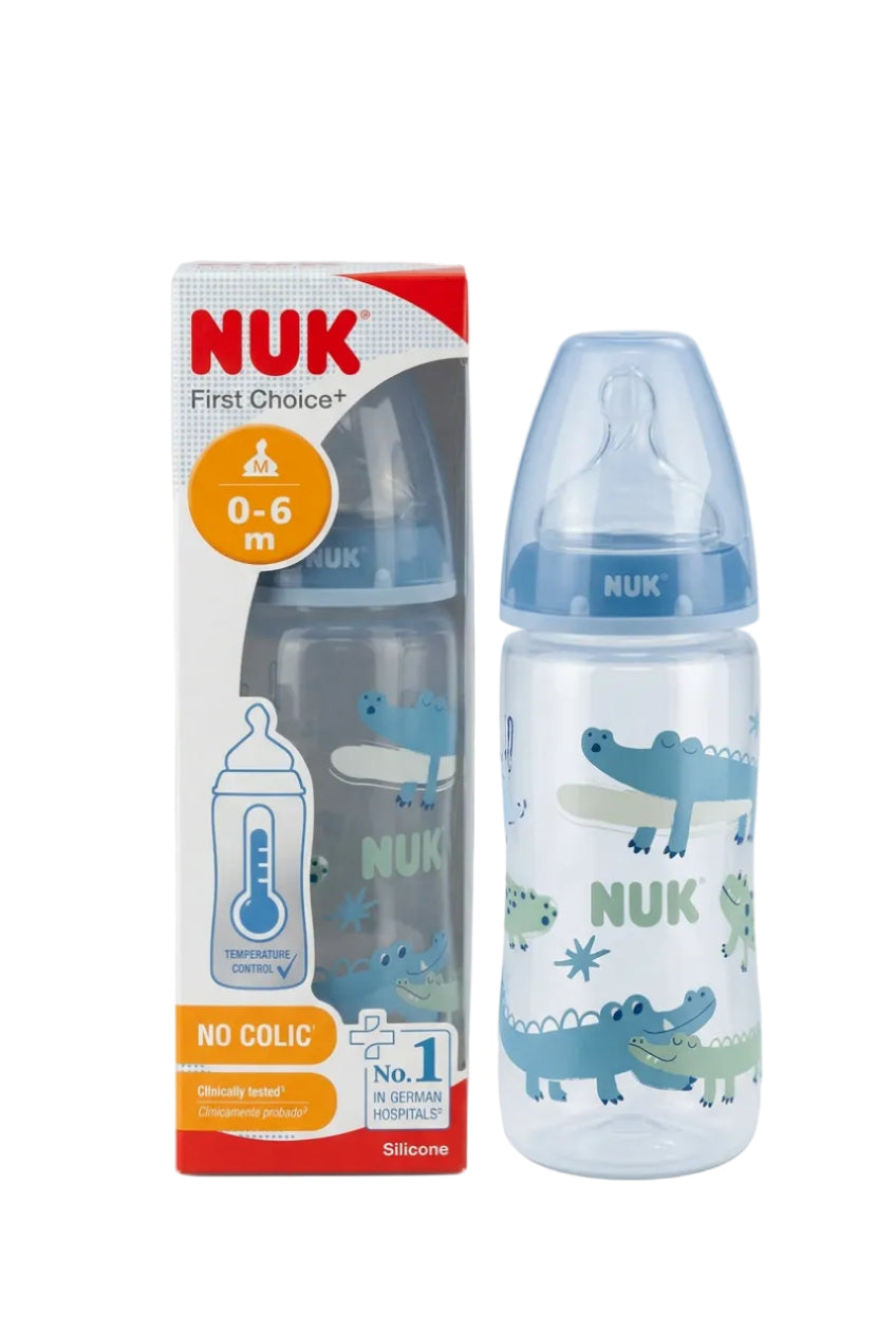 NUK бутылочка антиколиковая, 300 мл, 0–6 мес.